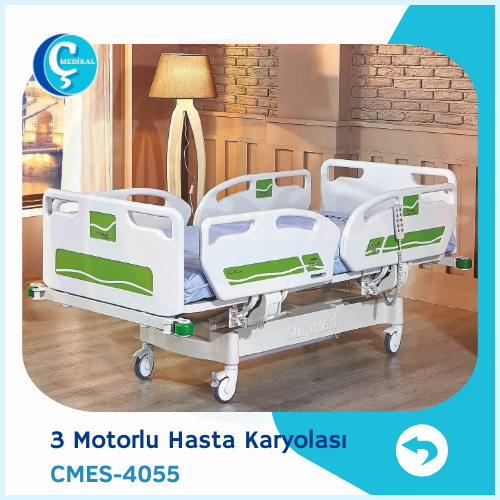  3 Motorlu Hasta Karyolası