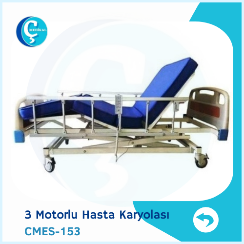  3 Motorlu Hasta Karyolası