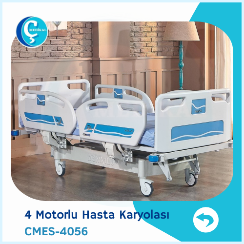  4 Motorlu Hasta Karyolası