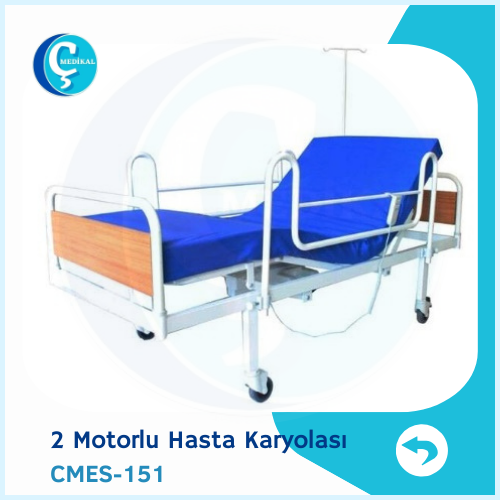 2 Motorlu Elektirkli Hasta Karyolası