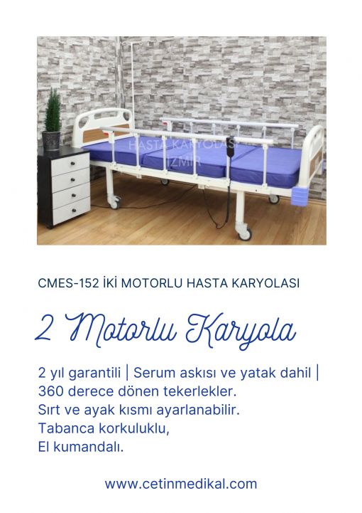   İki motorlu hasta karyolası 152