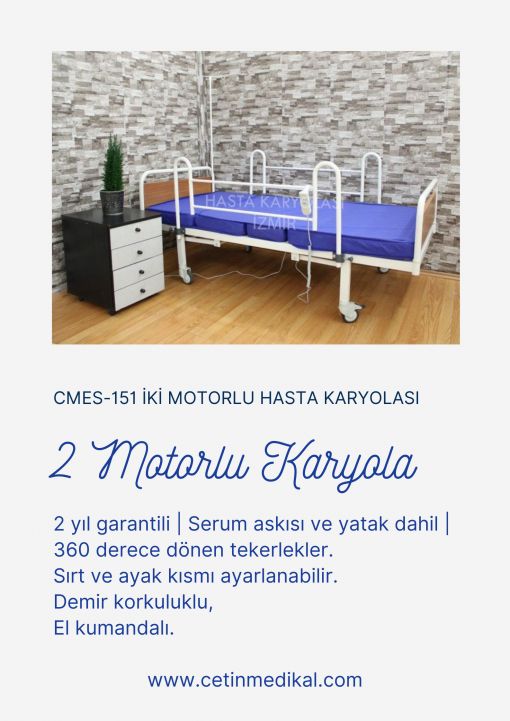  İki motorlu hasta karyolası 151