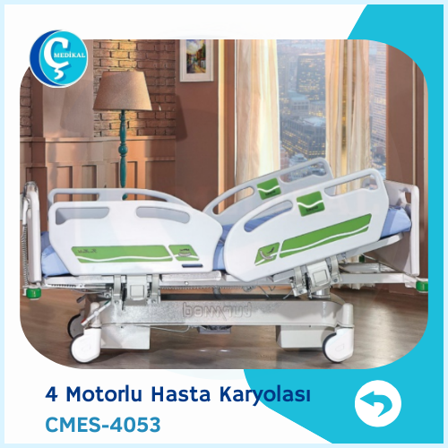  4 Motorlu Hasta Karyolası