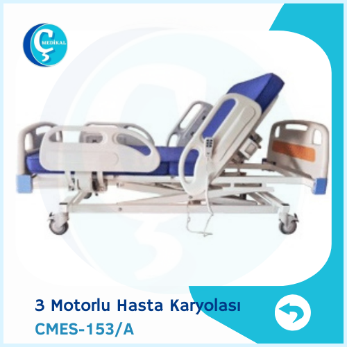  3 Motorlu Hasta Karyolası